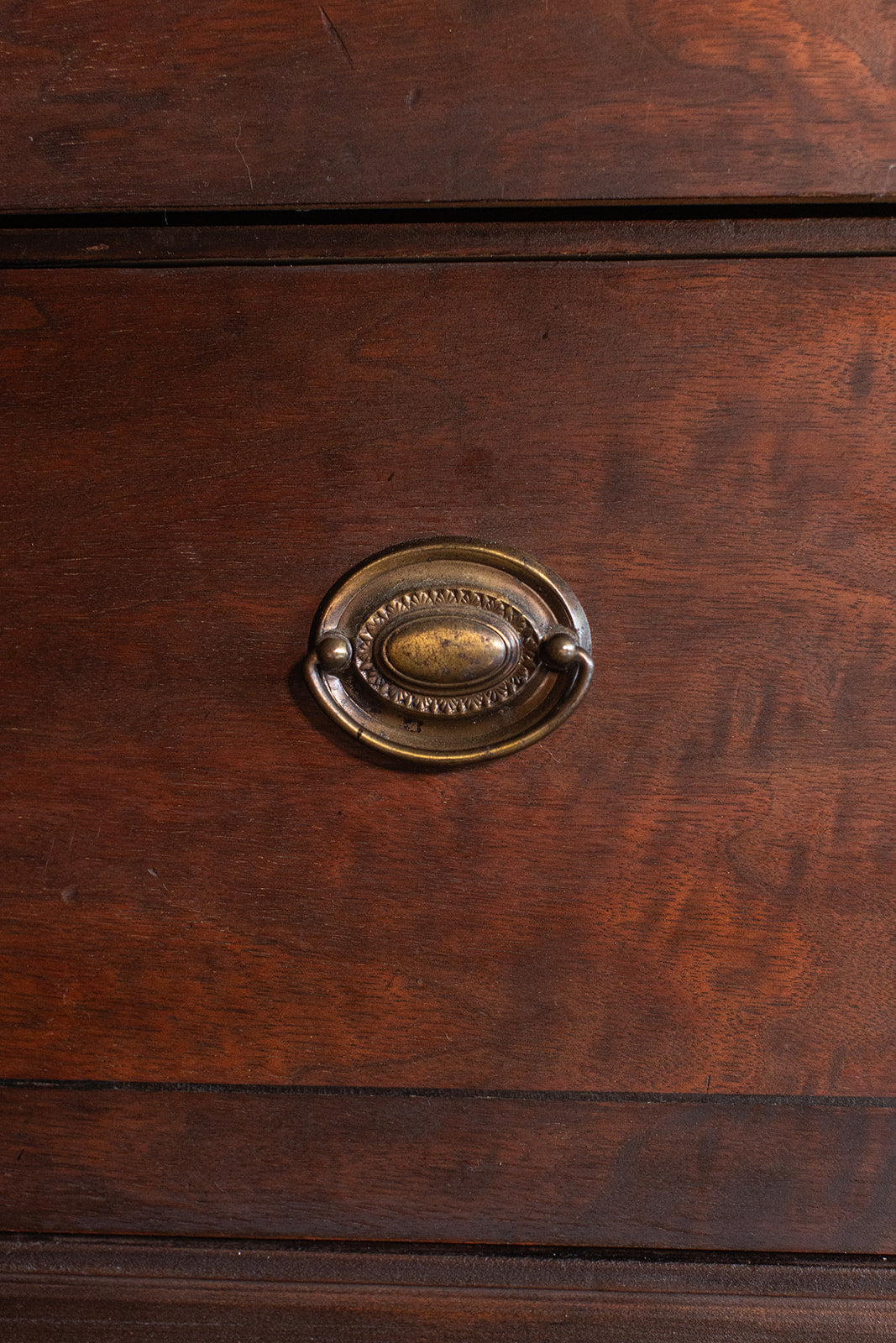 Sligh Three Drawer Mahogany Chest - late 1800s