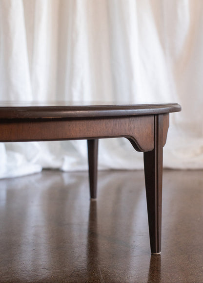 Solid Wood Mid Century Round Cocktail Table