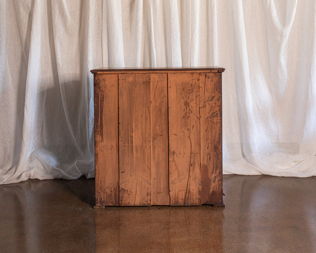 Burled Wood Five Drawer Chest - circa 1850