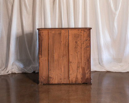 Burled Wood Five Drawer Chest - circa 1850