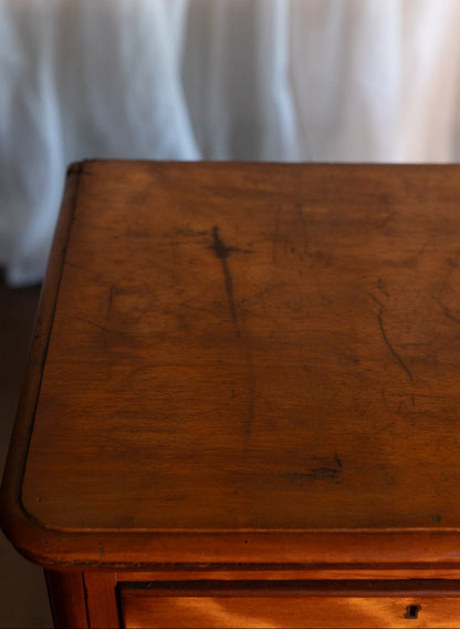 Burled Wood Five Drawer Chest - circa 1850