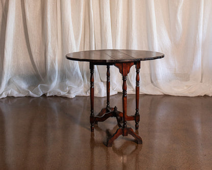 Antique Petite Drop Leaf Side Table