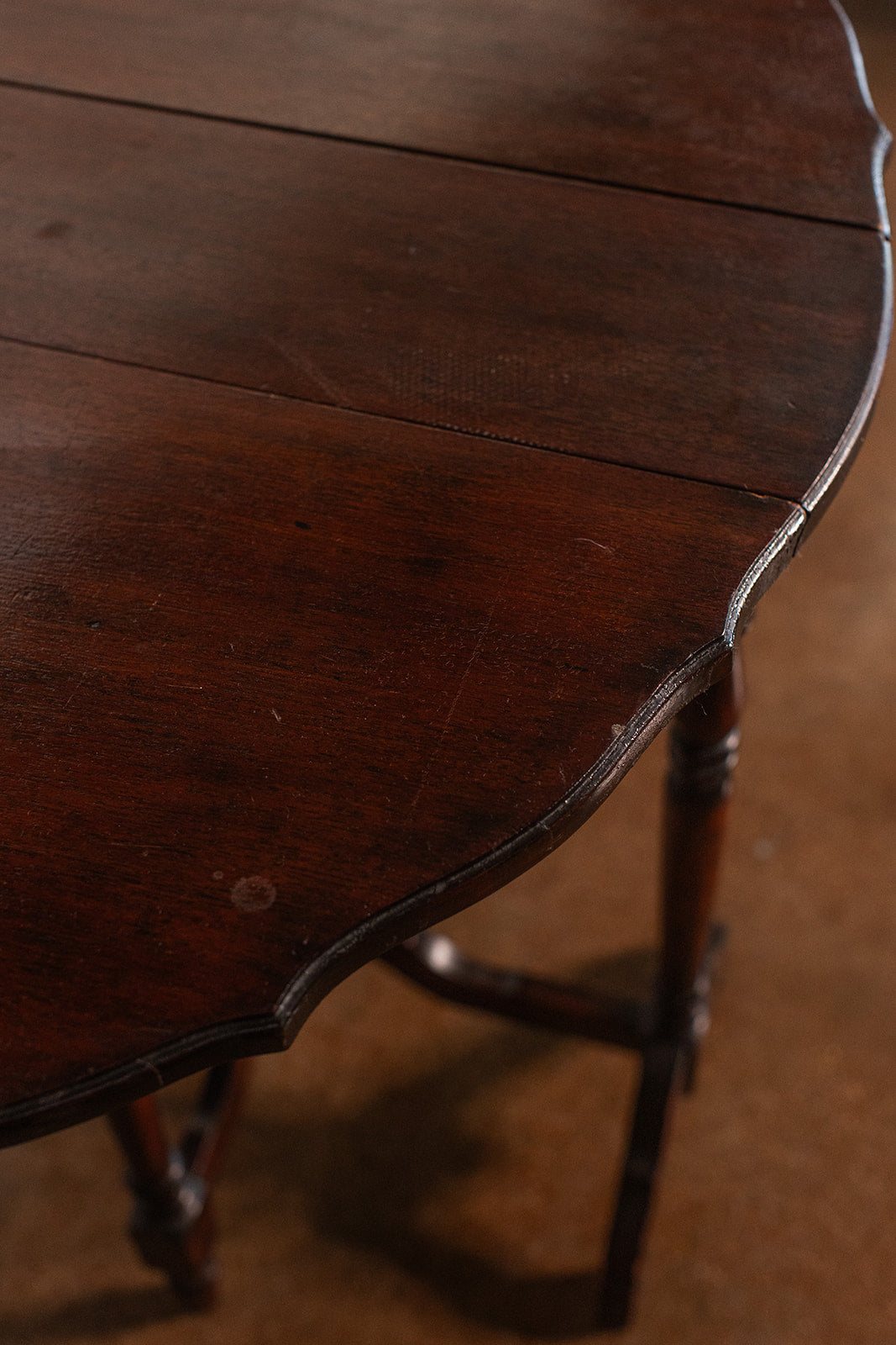 Antique Petite Drop Leaf Side Table