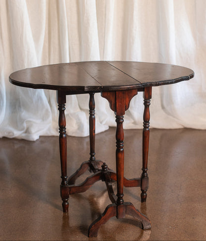 Antique Petite Drop Leaf Side Table