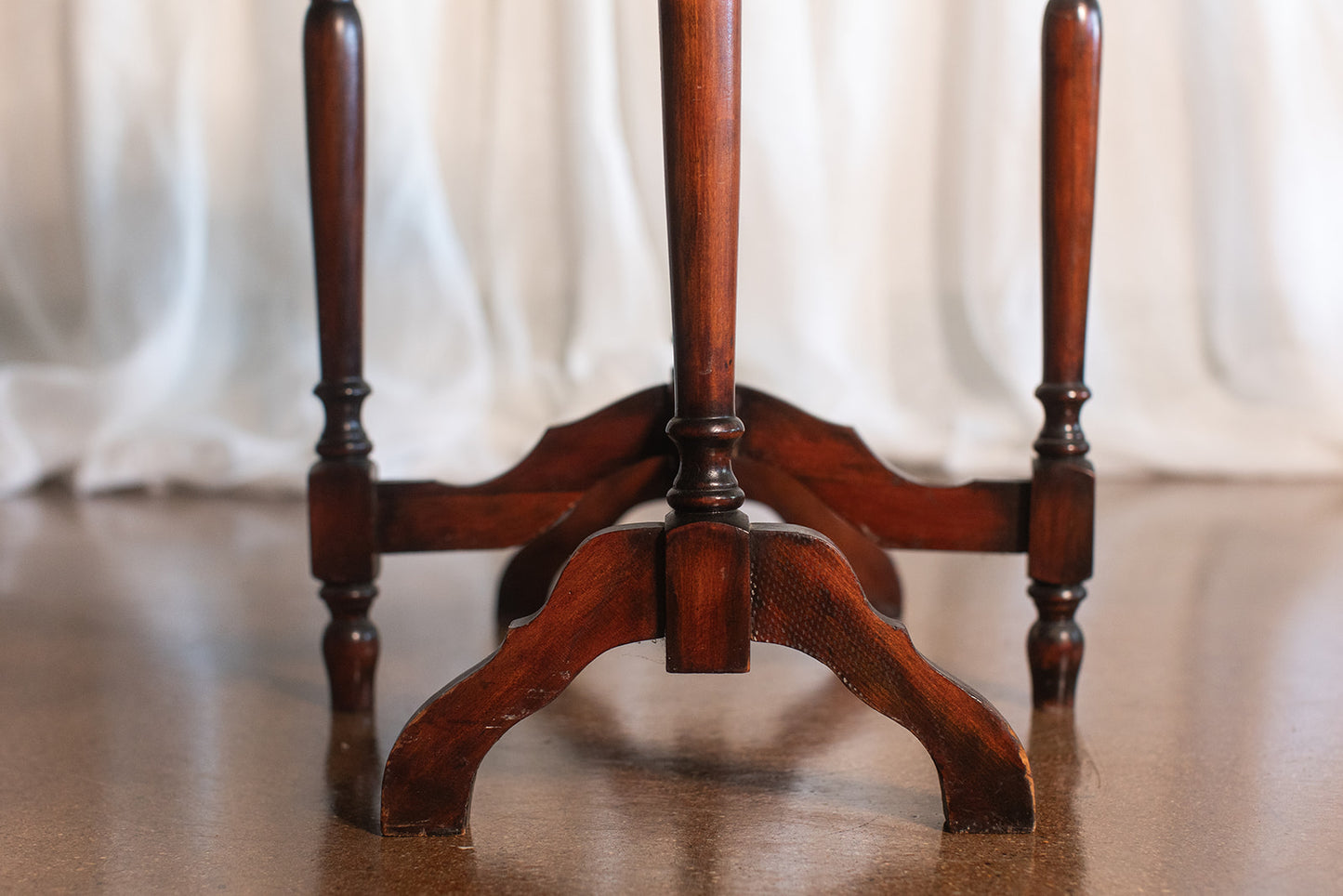 Antique Petite Drop Leaf Side Table