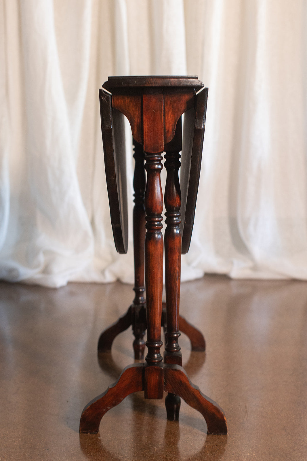 Antique Petite Drop Leaf Side Table