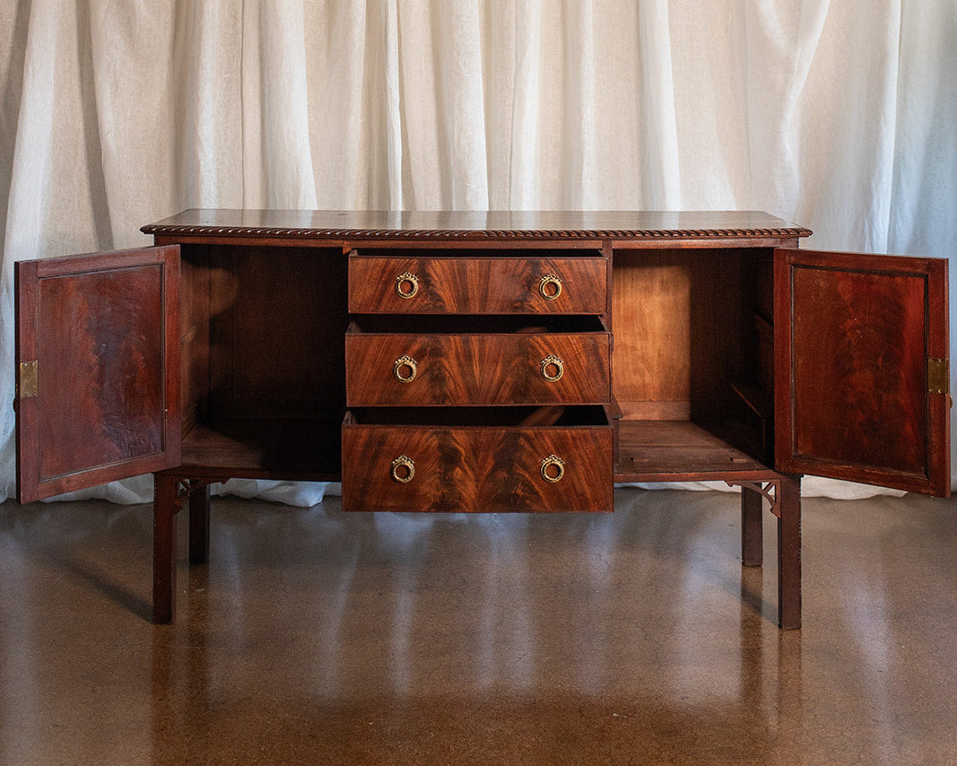 Edwardian Mahogany Sideboard - 19th Century