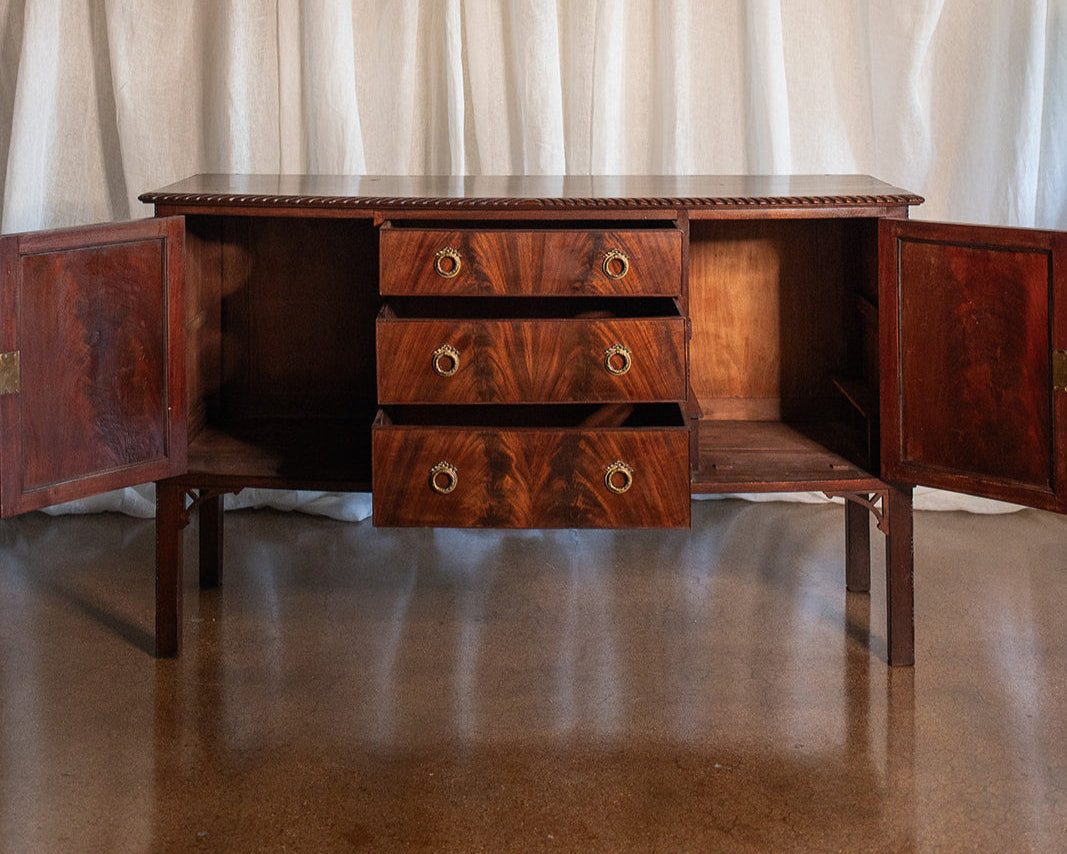Edwardian Mahogany Sideboard - 19th Century