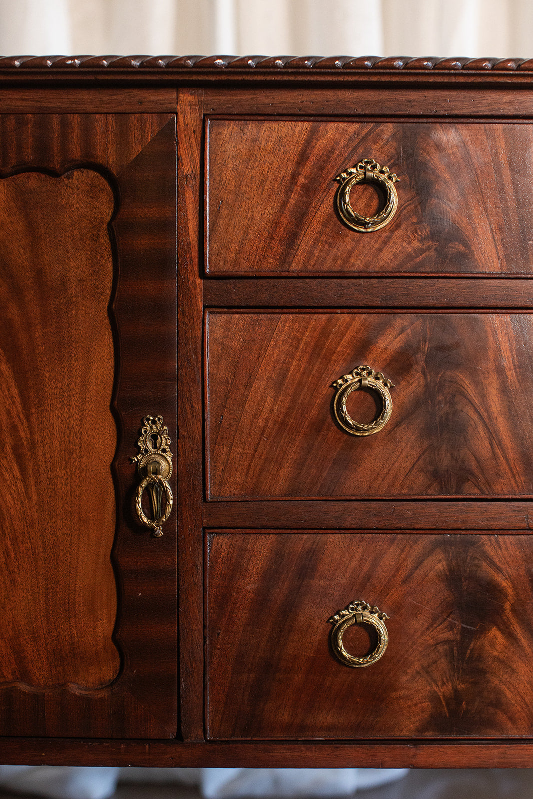 Edwardian Mahogany Sideboard - 19th Century