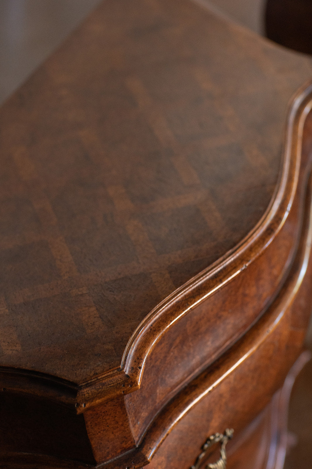 Pair of Mid 20th Century Inlaid Commode Night Stands