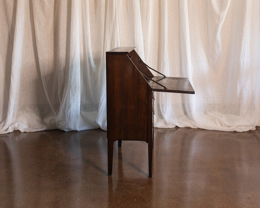 3 Drawer Mahogany Flip Front Escritoire - circa 1900