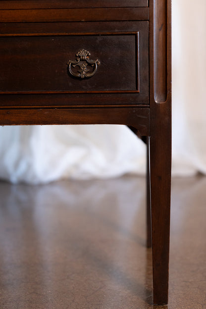 3 Drawer Mahogany Flip Front Escritoire - circa 1900