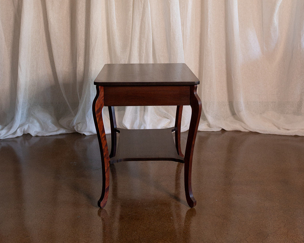 Mahogany Table with Drawer - Late 1800s