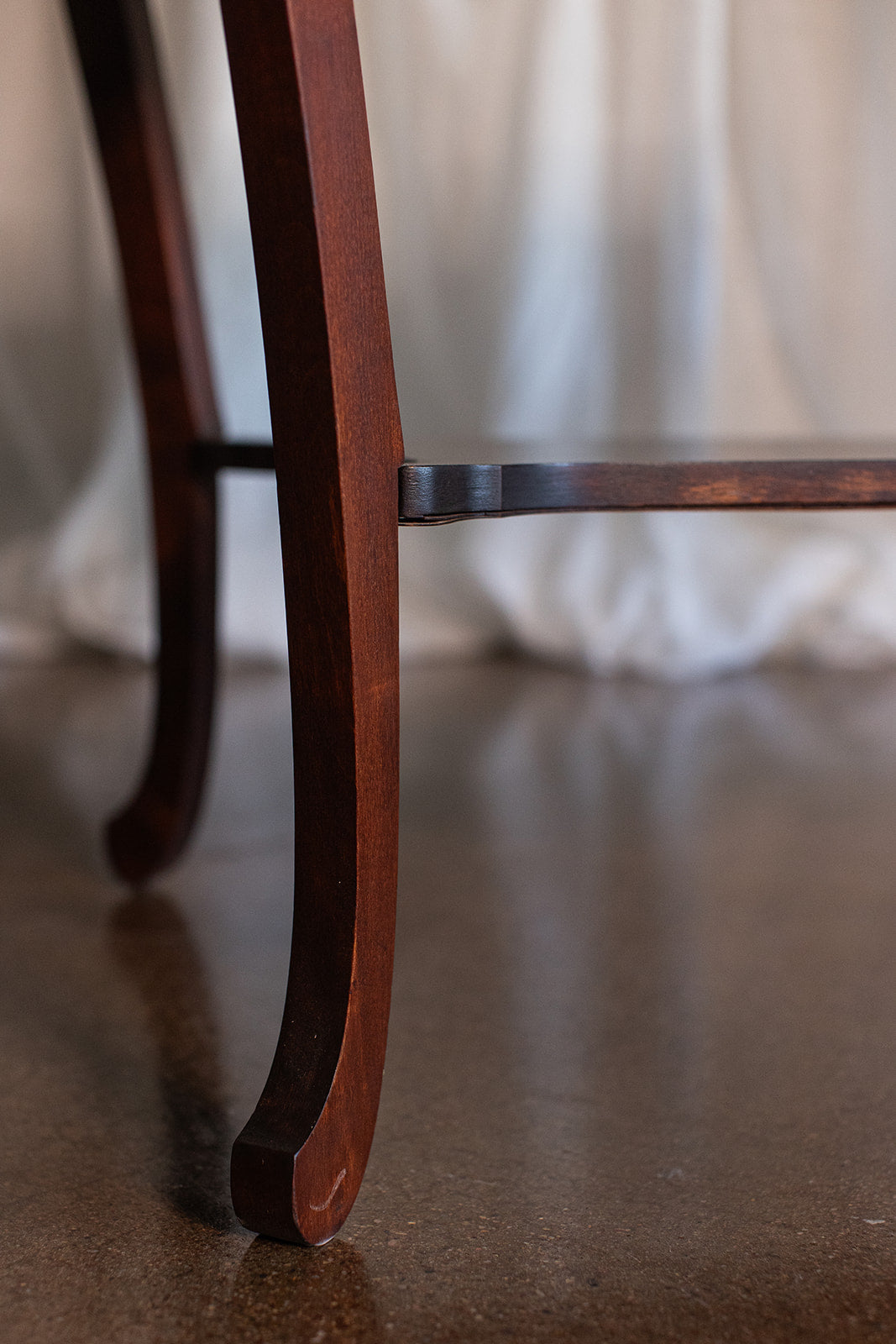Mahogany Table with Drawer - Late 1800s