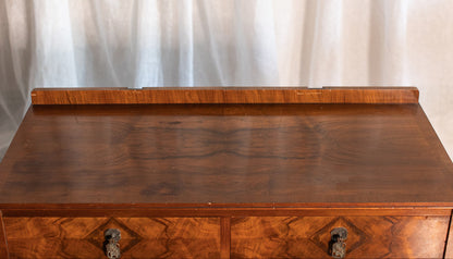 Burl Wood Four Drawer Chest (Look for Sister Chest) - circa 1920