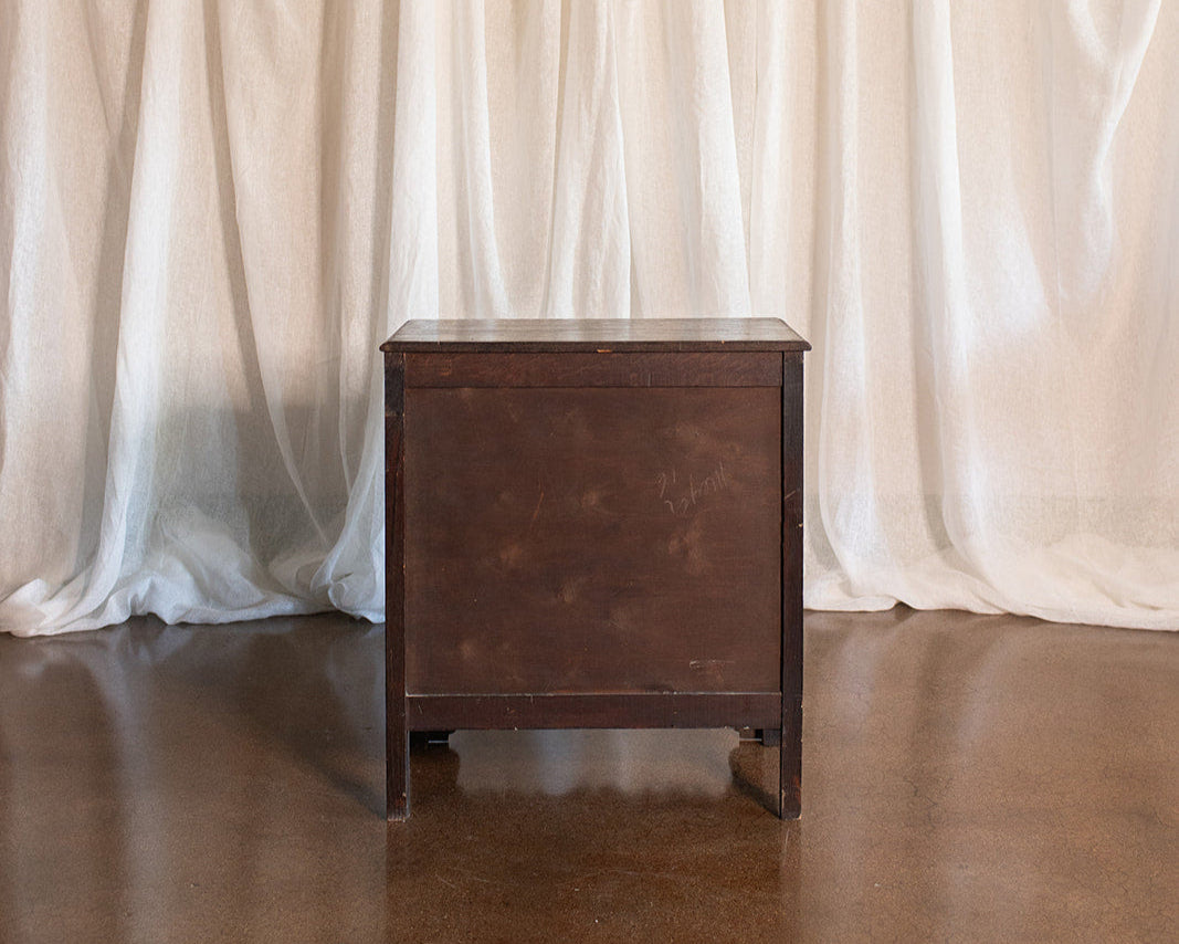 Belgian Carved Antique Chest - circa 1900