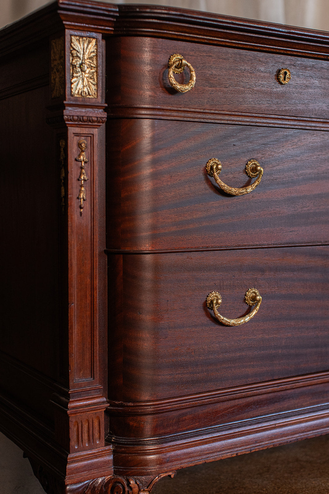 Antique French Mahogany Chest of Drawers