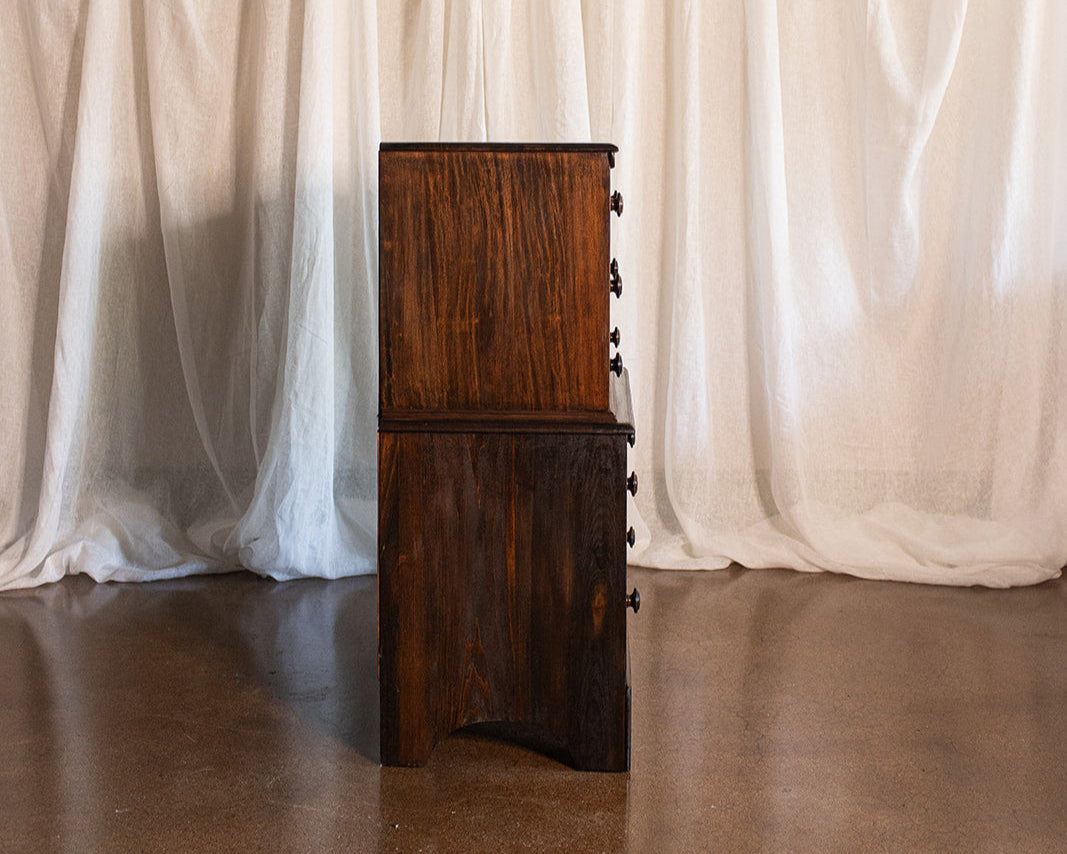 Maple Six Drawer Highboy - early to mid 1900s