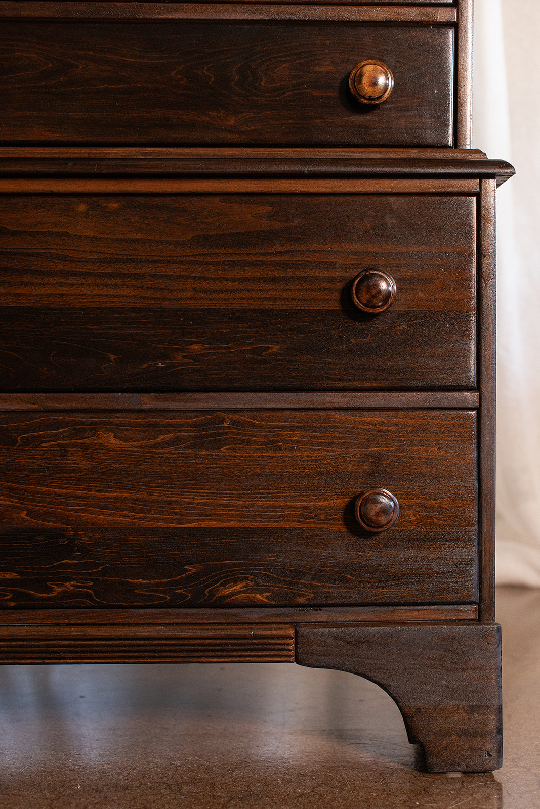 Maple Six Drawer Highboy - early to mid 1900s