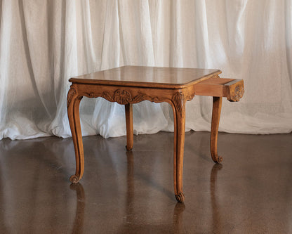 French Provincial Style Square Side/Game Table