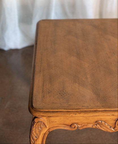 French Provincial Style Square Side/Game Table