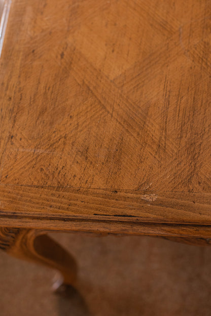 French Provincial Style Square Side/Game Table