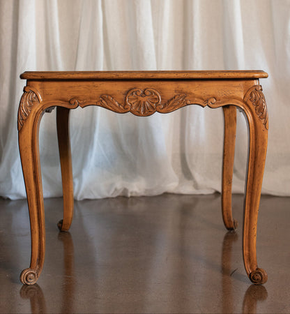 French Provincial Style Square Side/Game Table