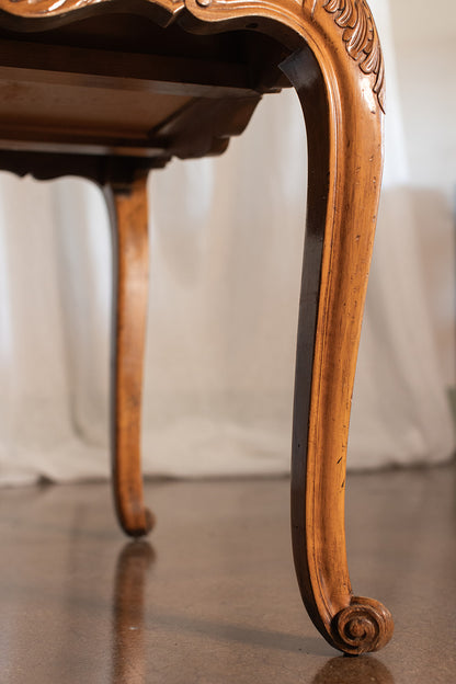French Provincial Style Square Side/Game Table