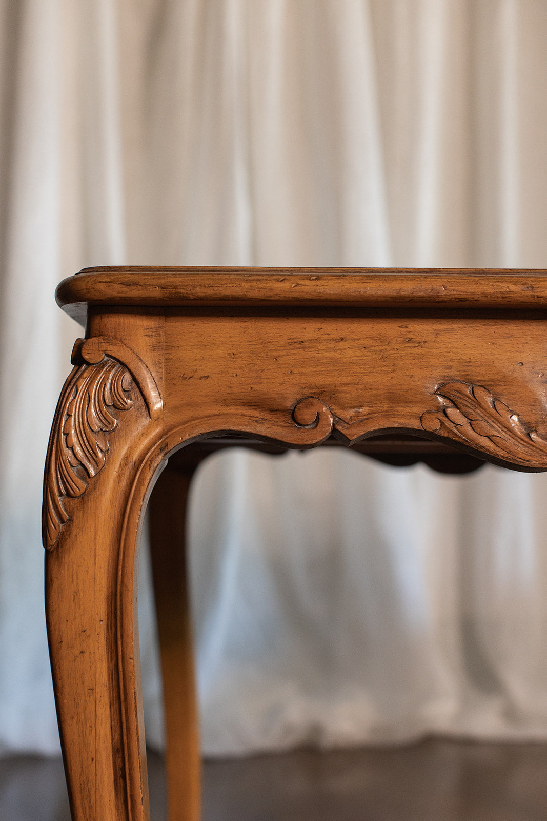 French Provincial Style Square Side/Game Table