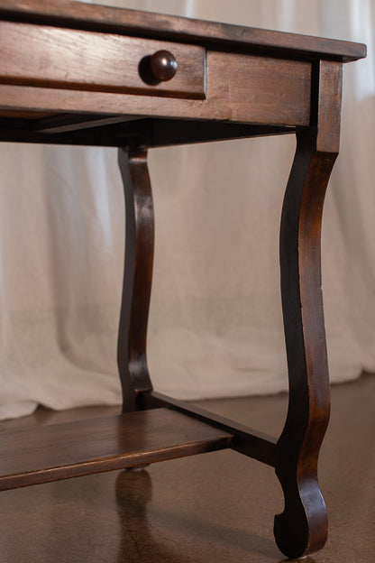 Pine Desk/Table with Drawer - circa early 1900s