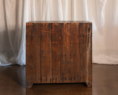 Primitive Cabinet with Ventilation Cutout Detail