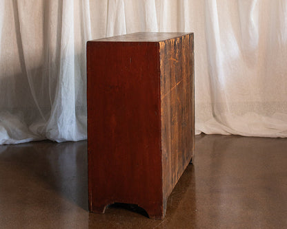 Primitive Cabinet with Ventilation Cutout Detail