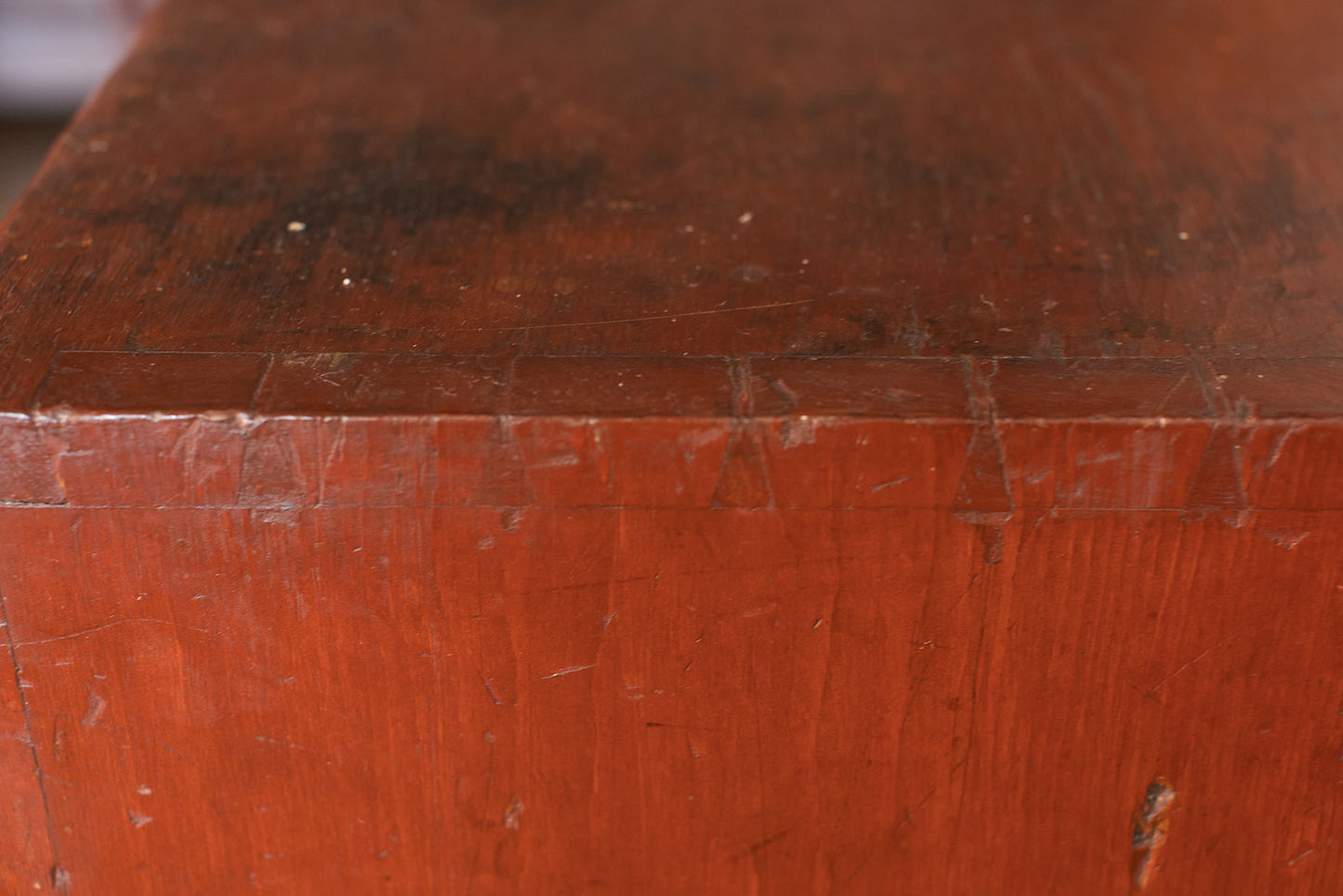 Primitive Cabinet with Ventilation Cutout Detail