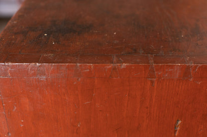 Primitive Cabinet with Ventilation Cutout Detail