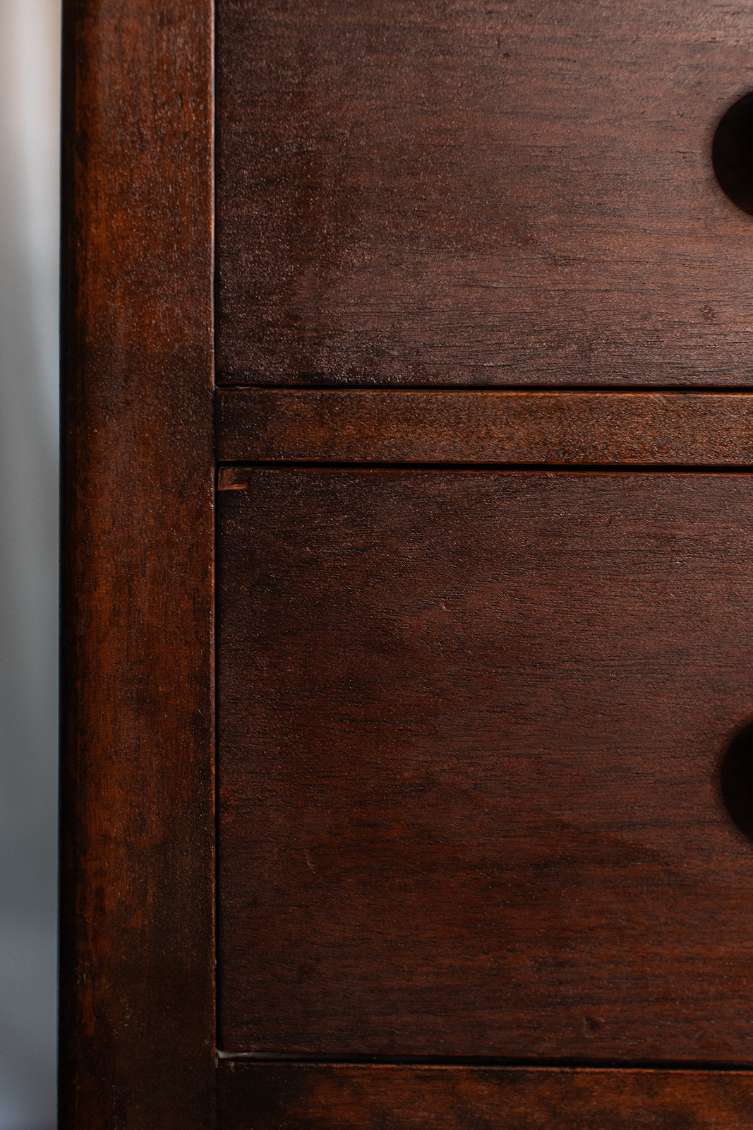 Seven Drawer 1932 Vintage Walnut Dresser