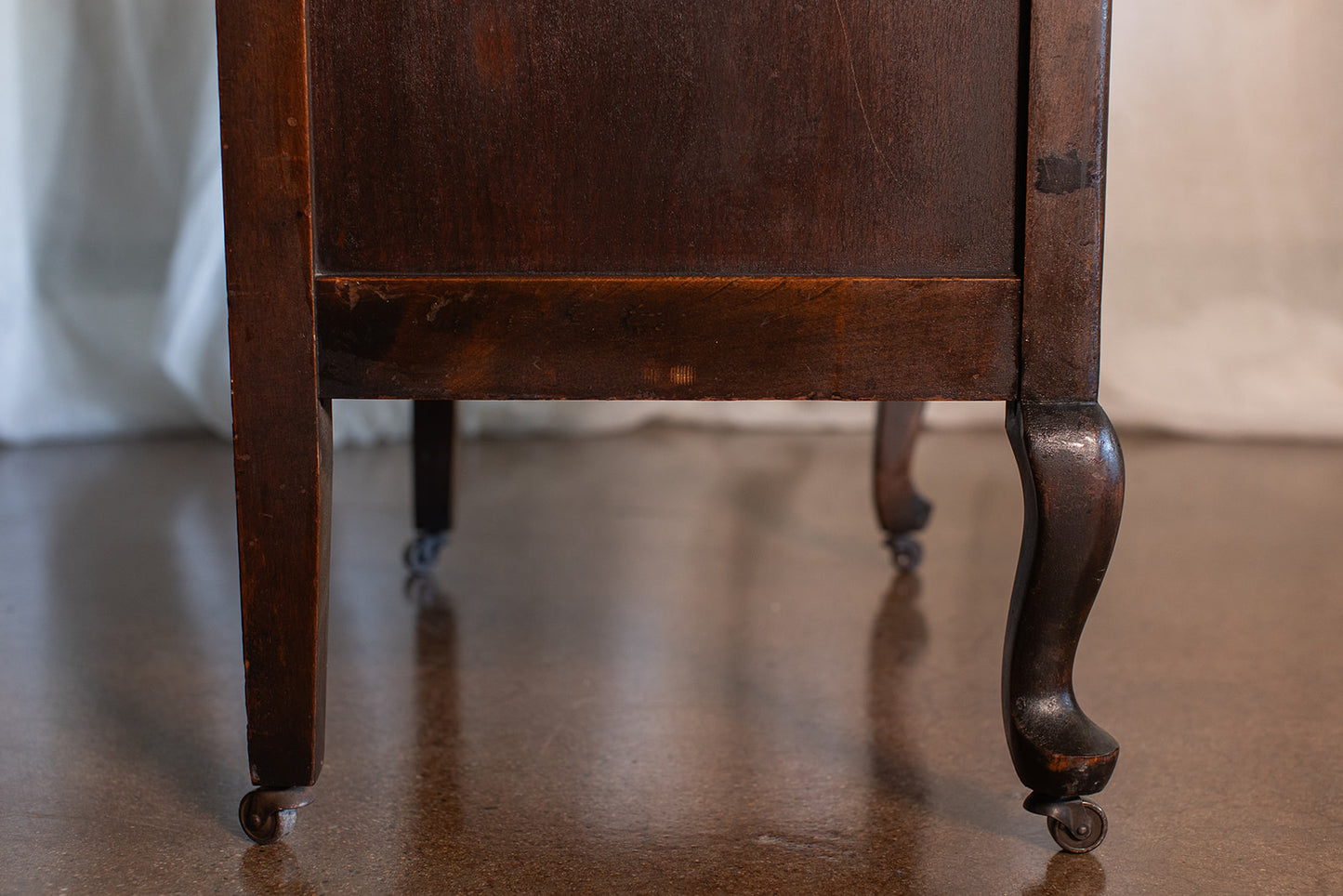 Seven Drawer 1932 Vintage Walnut Dresser