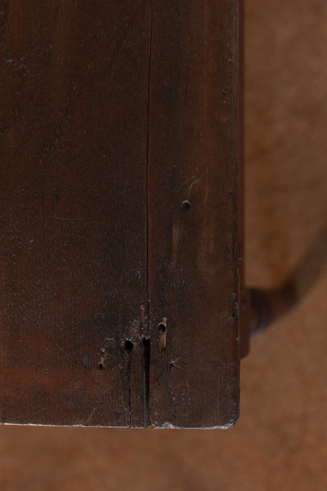 Rustic Work Table Console with Drawer