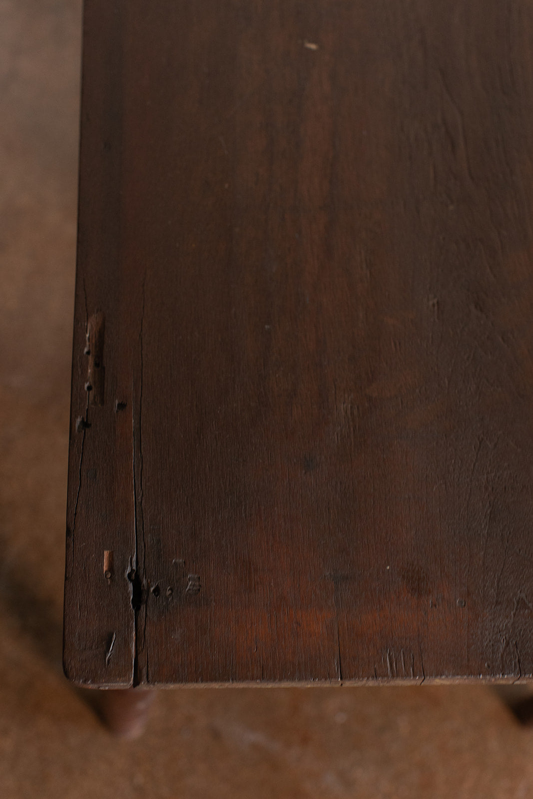 Rustic Work Table Console with Drawer
