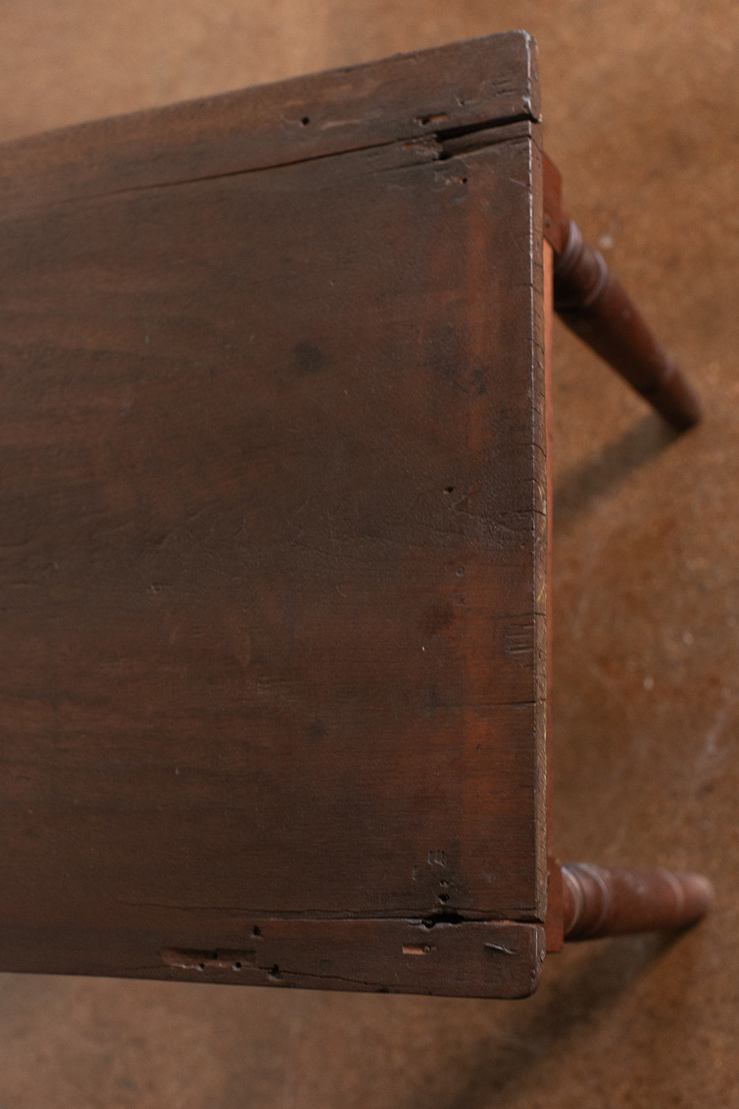 Rustic Work Table Console with Drawer