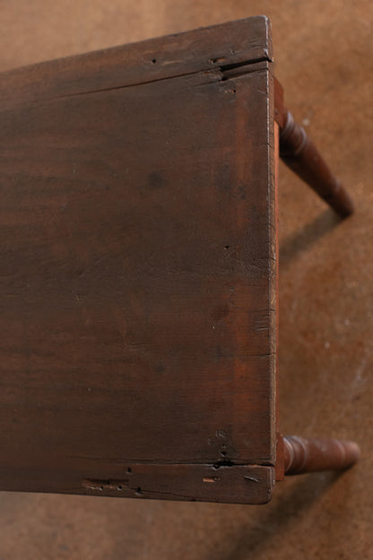 Rustic Work Table Console with Drawer