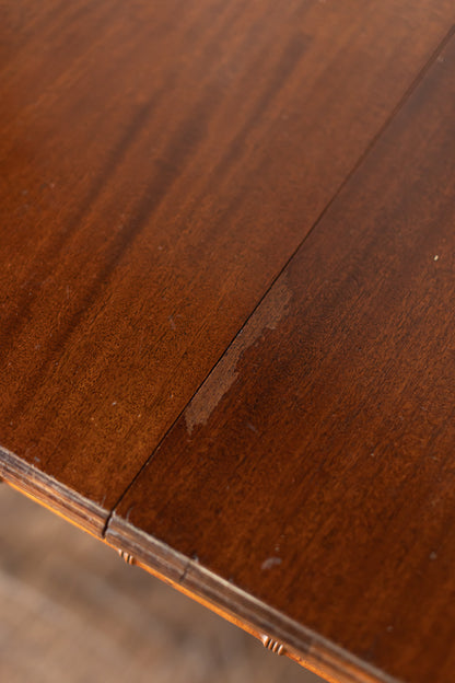Faux Bamboo Table with Leaf
