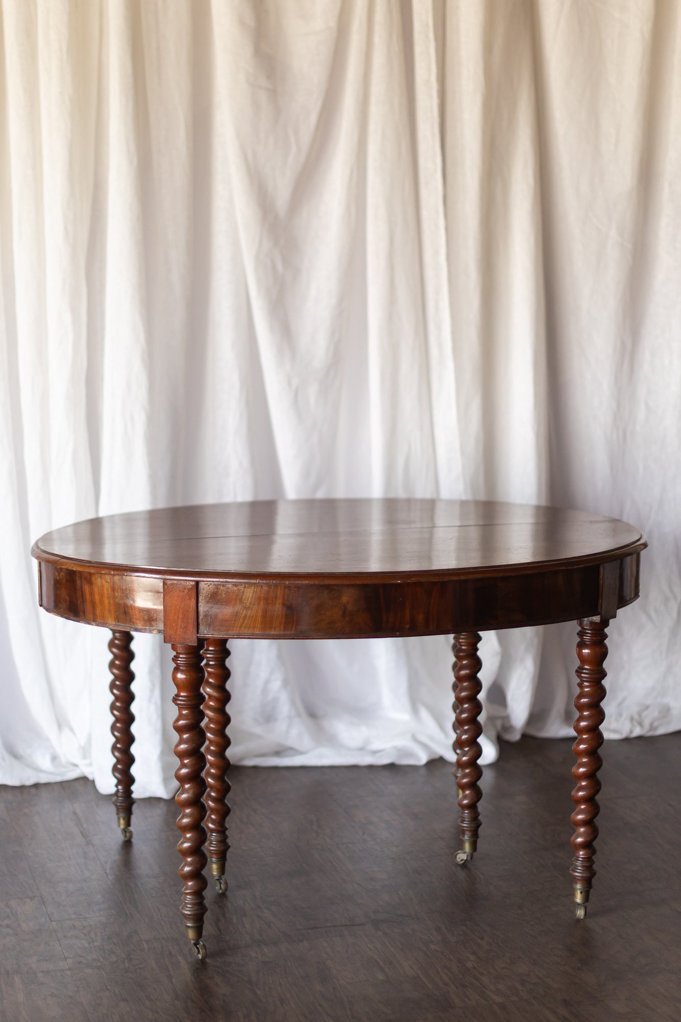 Barley Twist Mahogany Table