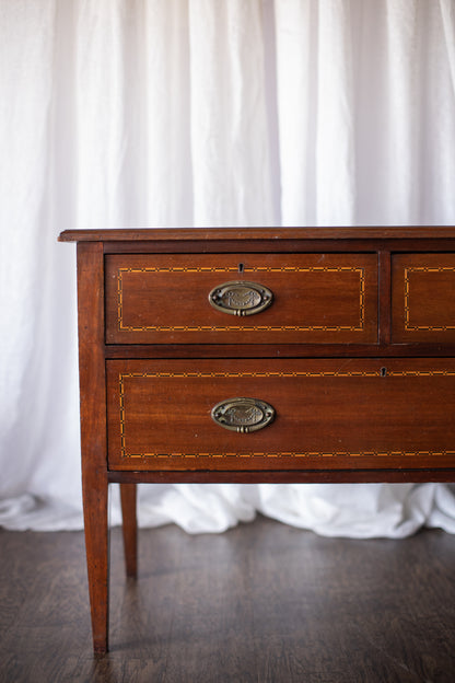Sister Pair of Wooden Nightstands-Early 20th Century