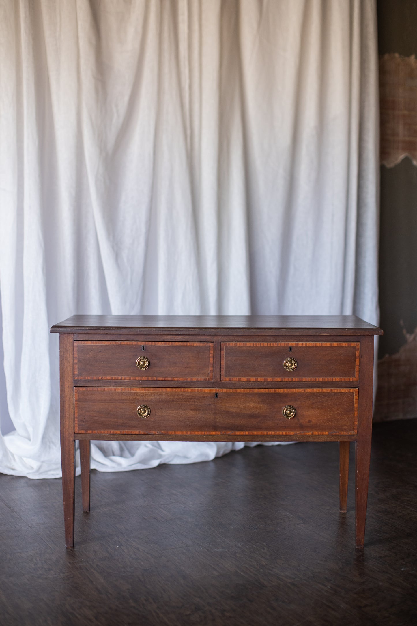 Sister Pair of Wooden Nightstands-Early 20th Century