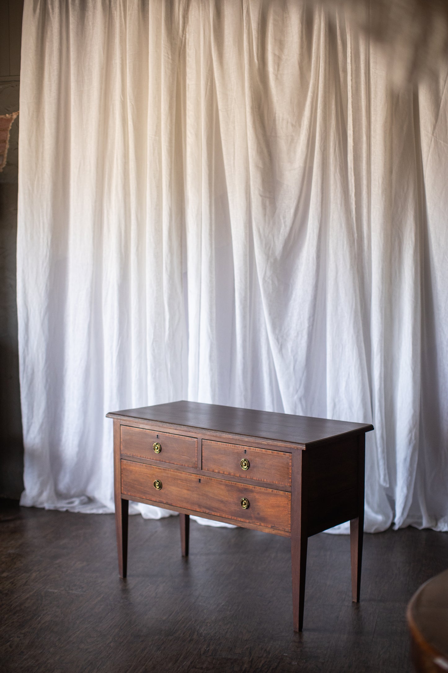 Sister Pair of Wooden Nightstands-Early 20th Century