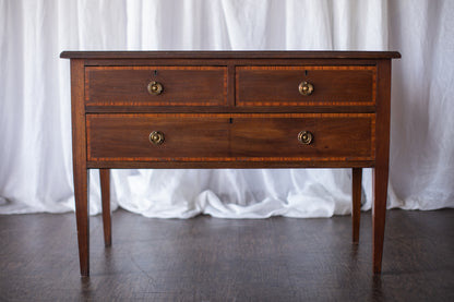 Sister Pair of Wooden Nightstands-Early 20th Century