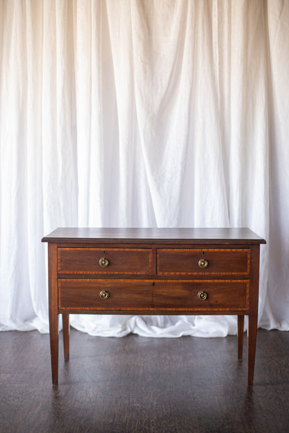 Sister Pair of Wooden Nightstands-Early 20th Century