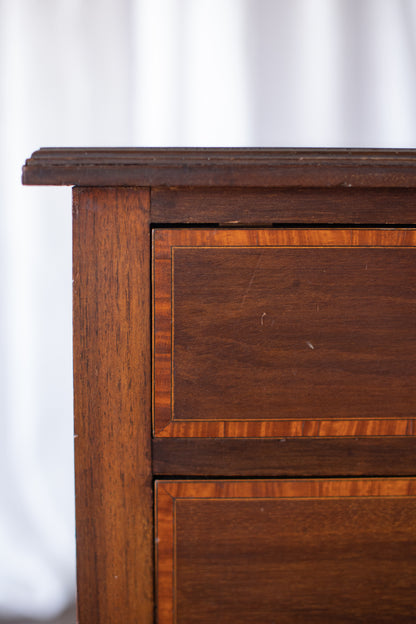 Sister Pair of Wooden Nightstands-Early 20th Century