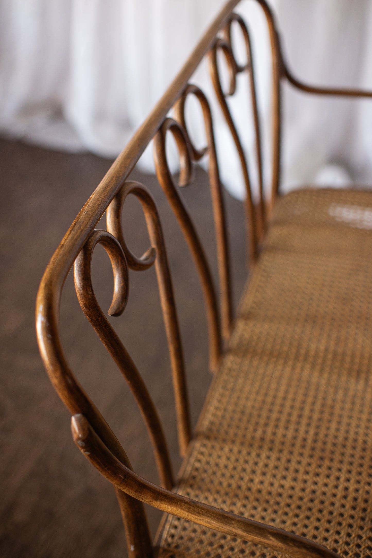 Vintage Thonet Bench