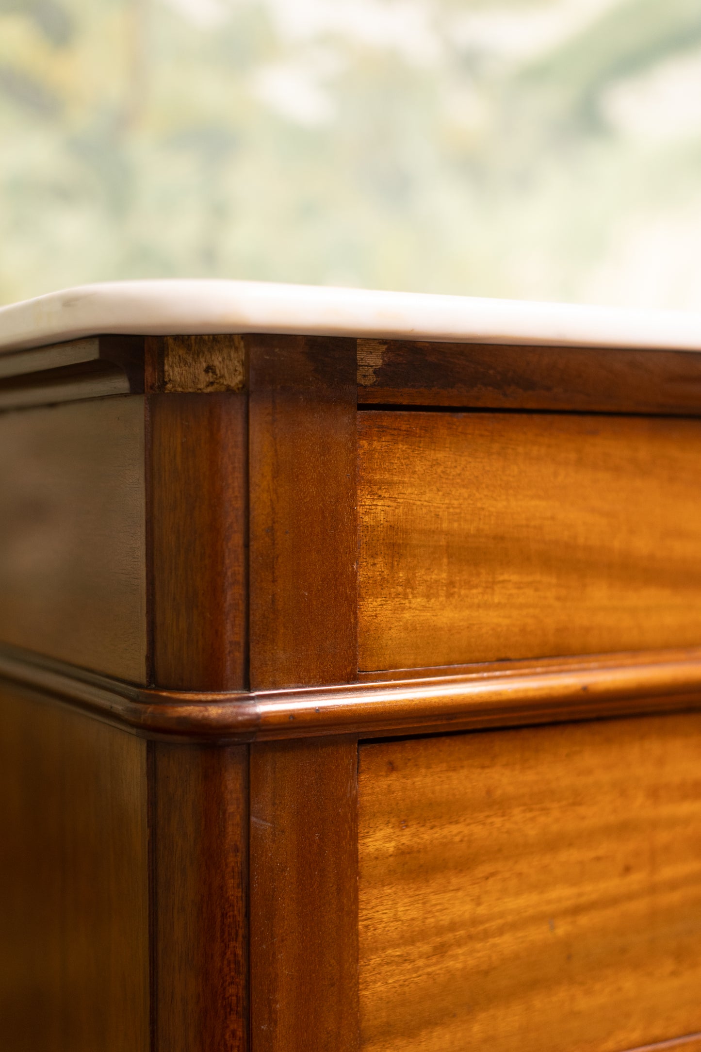 Louis XV Marble Top Chest